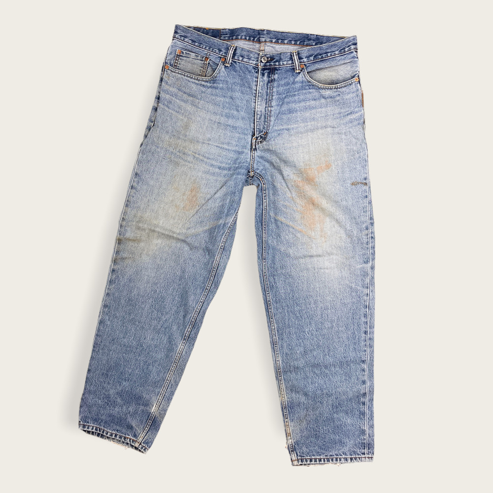 Levi's 560 Mens Comfort Fit Jeans, Aged Distressed, 40W 34L